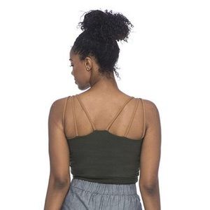 Reversible Field Day Apparel crop top